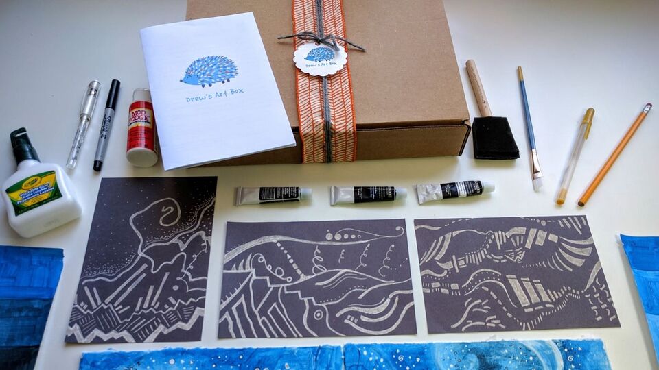 Drew's Art Box - a box of art lessons and supplies delivered straight to  your door!